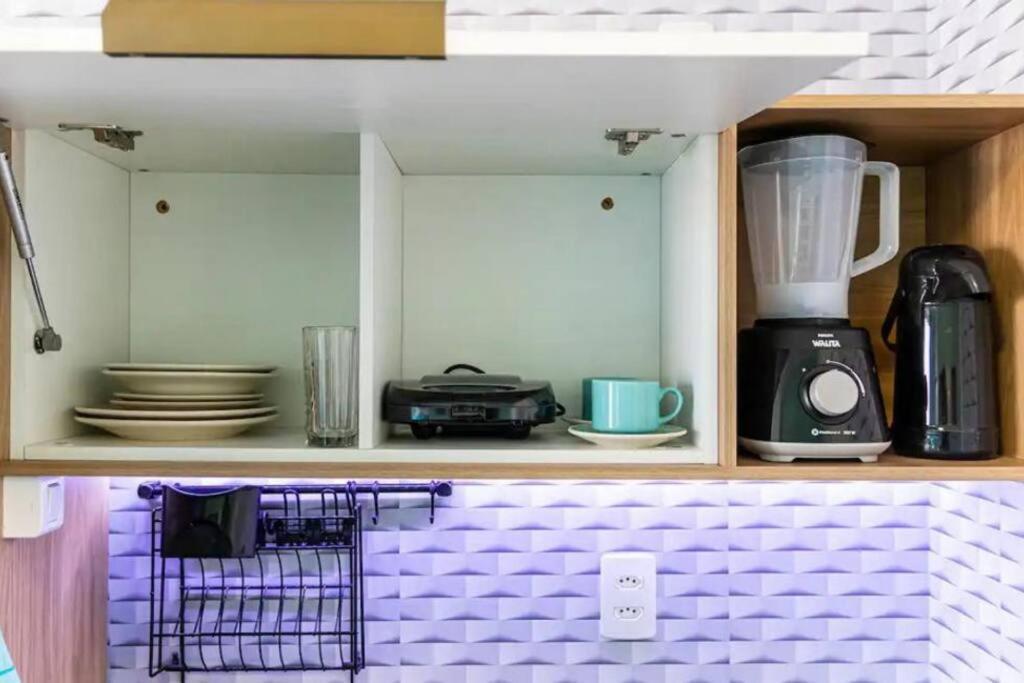 Novo Studio Zafira Metro Bras C/ Piscina São Paulo Buitenkant foto