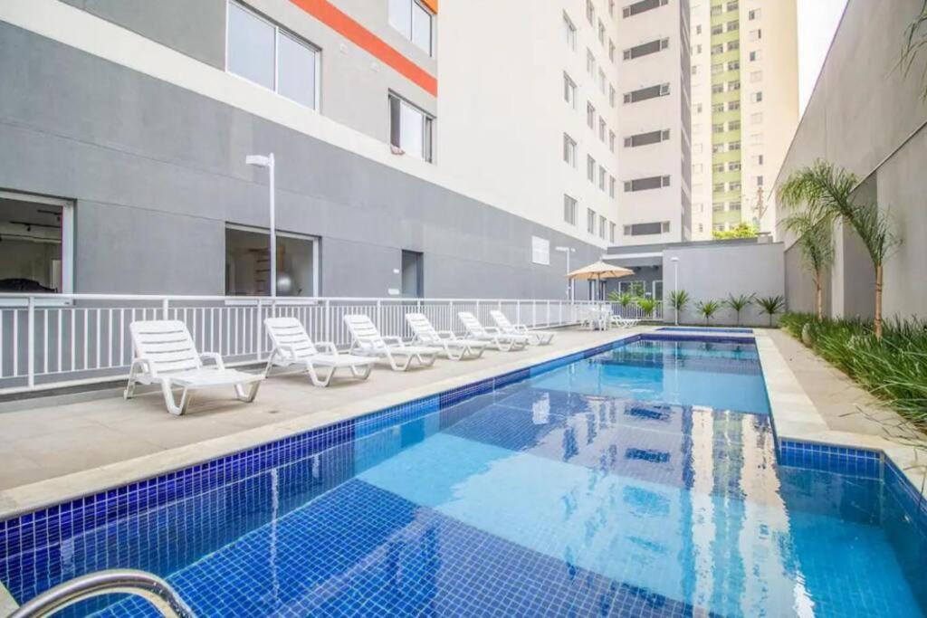 Novo Studio Zafira Metro Bras C/ Piscina São Paulo Buitenkant foto